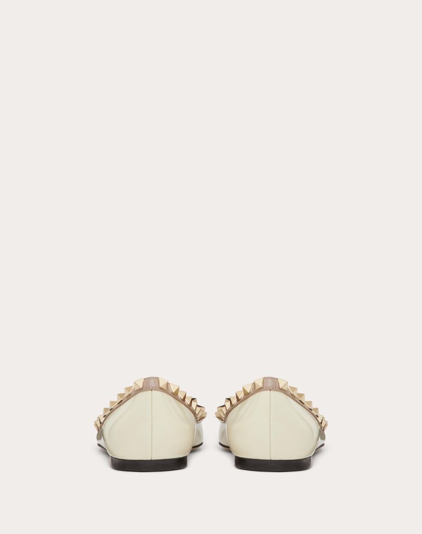 PATENT ROCKSTUD BALLET FLAT - Image 4